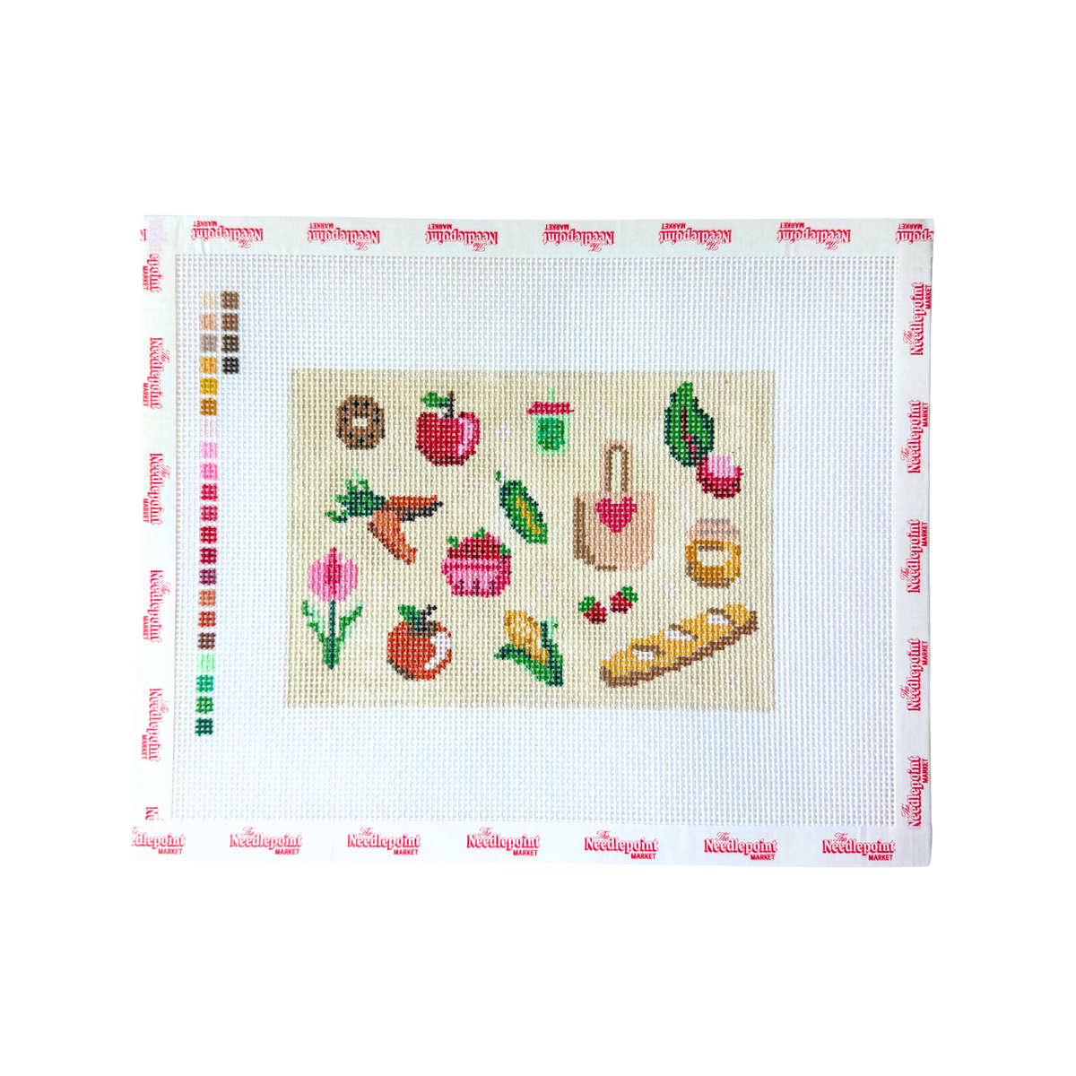 Farmers Market - Needlepoint Canvas (5x7")